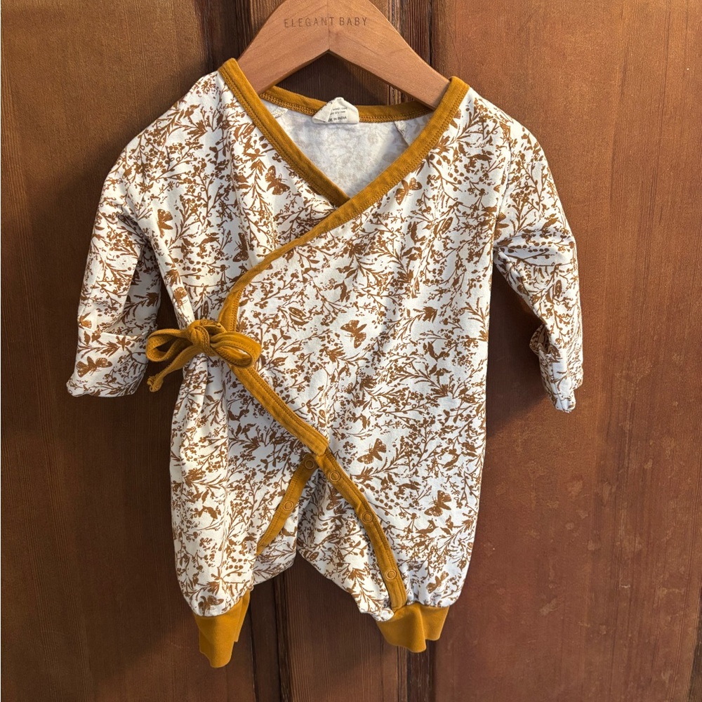 Viverano Floral Baby Wrap Onesie